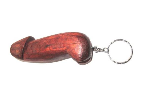 733743 - Etnico Llavero pene madera 8cm gp