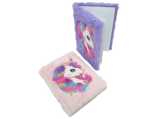 8974983 - Cuaderno unicornio terciopelo 16x21