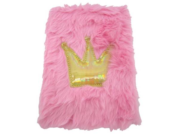 8974988 - Cuaderno terciopelo corona 16x21