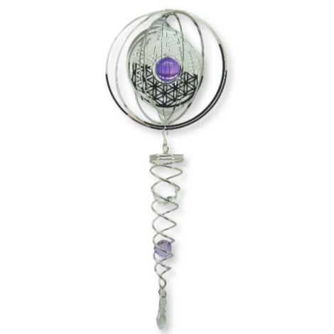 8975054 - Movil metal flor vida 40 cm