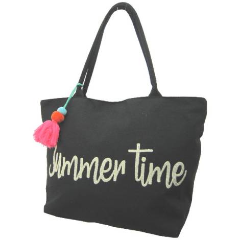 8975221 - Sa.co bolsa negra summer time 50x35