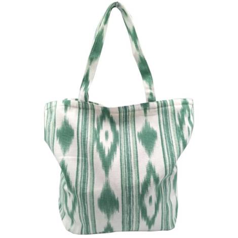 8975610 - Llengos shopping bag cremallera verde 44x38
