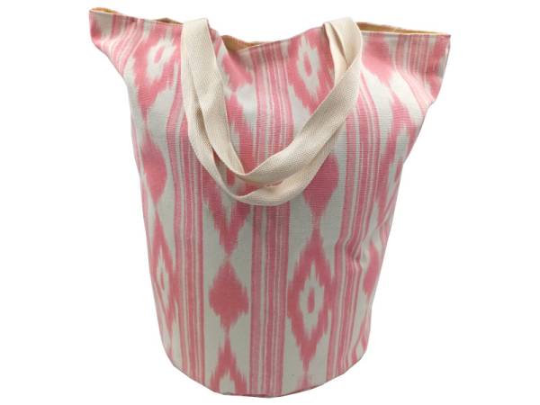 8975691 - Llengos bolsa playa algodon rosa 50x33