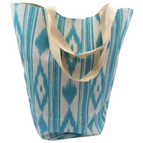 8975693 - Llengos bolsa playa algodon verde agua 50x33