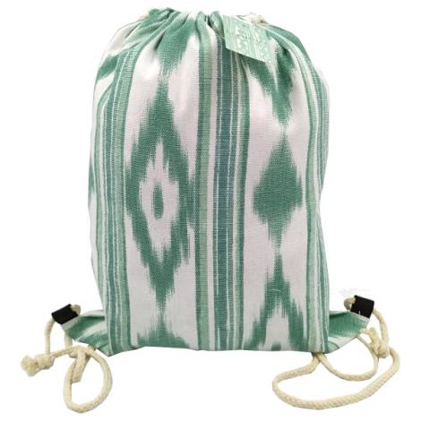 8975695 - Llengos gym bag algodon verde 40x33