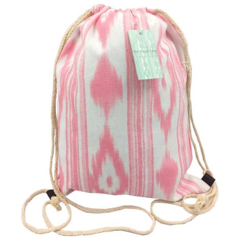 8975696 - Llengos gym bag algodon rosa 40x33