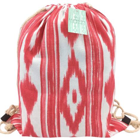 8975697 - Llengos gym bag algodon rojo 40x33