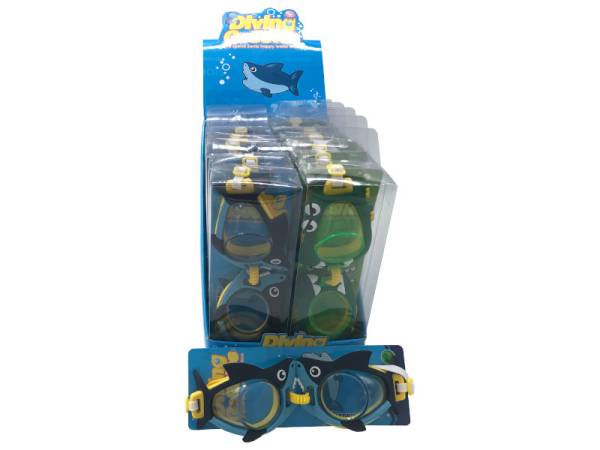 8975936 - Gafas buceo infantiles 8811a cocodrilo-tiburon