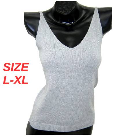 8975962 - Huca beach tirantes finos brillante 131 color 4 gris claro talla l xl