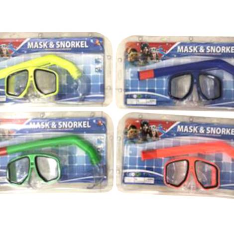 8976024 - Swim mask snorkel n12 4 colors mix
