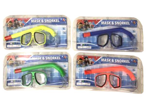 8976024 - Swim mask snorkel n12 4 colors mix