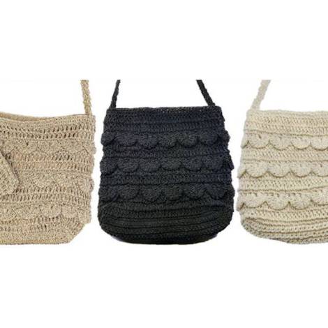 8976047 - Sa.co bolso crochet grande n13 3 colores surtidos