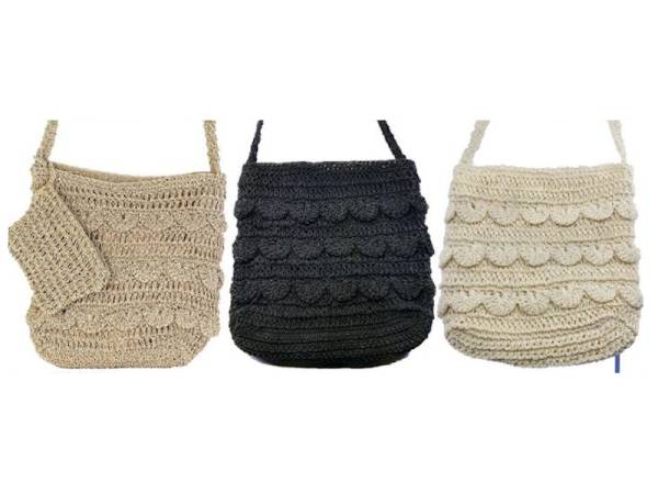 8976047 - Sa.co bolso crochet grande n13 3 colores surtidos