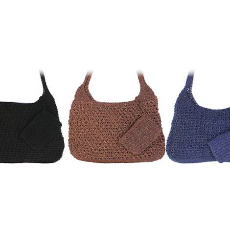 8976049 - Sa.co bolso crochet grande n2 3 colores surtidos