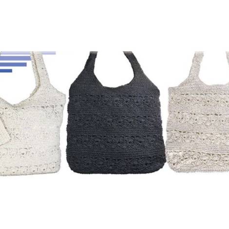 8976050 - Sa.co bolso crochet grande n1 3 colores surtidos