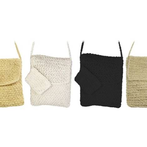 8976053 - Sa.co bolso crochet pequeño n10 4 colores surtidos