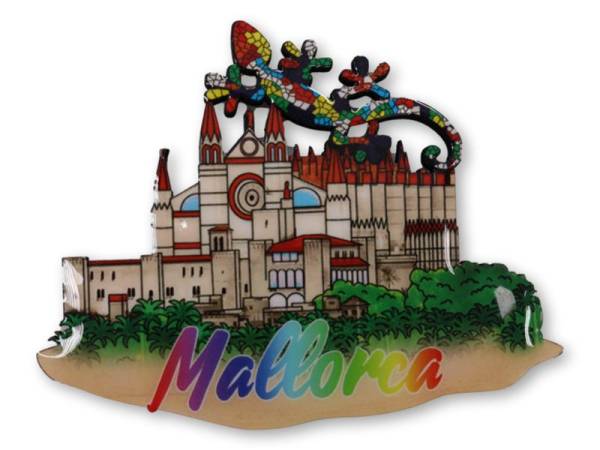 8976746 - Iman catedral lagarto mallorca 9x7.1 cm madera