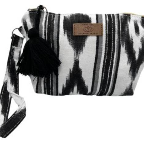 8976820 - Llengos pompon bolsa cosmética 18x26 gris
