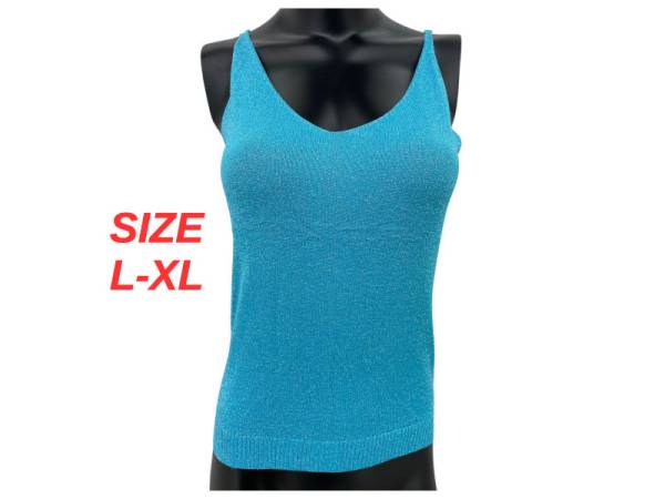 8976949 - Huca beach tirantes finos brillante 131 color N3 celeste Talla L-XL