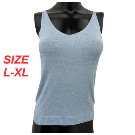 8976955 - Huca beach tirantes finos brillante 131 color N6 azul Talla L-XL