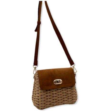 8976960 - Sa.co Bolso ratan marron