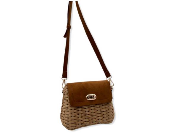 8976960 - Sa.co Bolso ratan marron