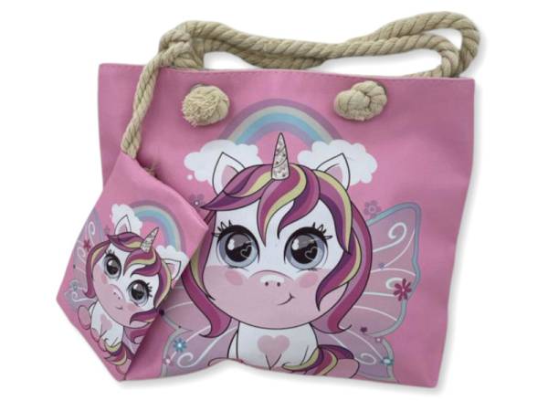8976970 - Sa.co kid bag 30.5*23 N16 unicornio rosa
