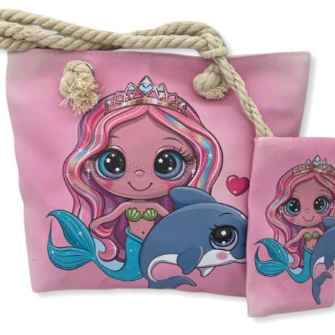 8976972 - Sa.co kid bag 30.5*23 N19 sirena rosa
