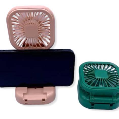 8976982 - Ventilador fan third gear wind USB cable (white pink green)