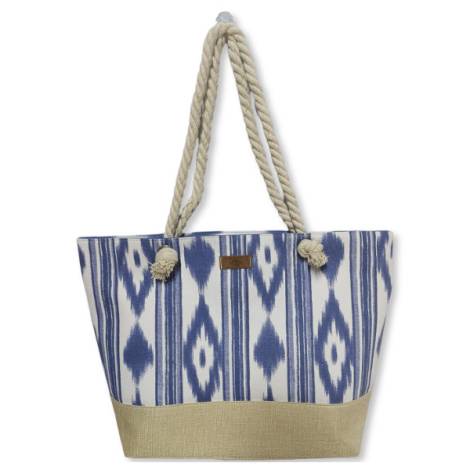 8977166 - Llengos bolsa playa rafia azul 54x36