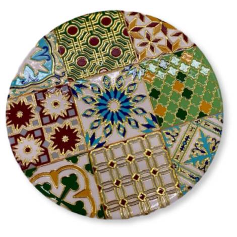 8977335 - Posavasos oro round n 18 10.5cm