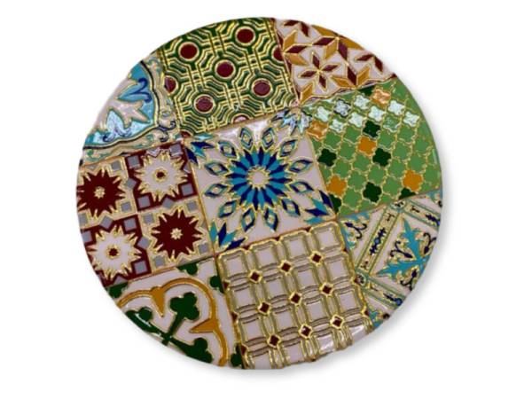8977335 - Posavasos oro round n 18 10.5cm