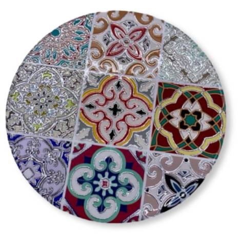 8977336 - Posavasos oro round n 19 10.5cm