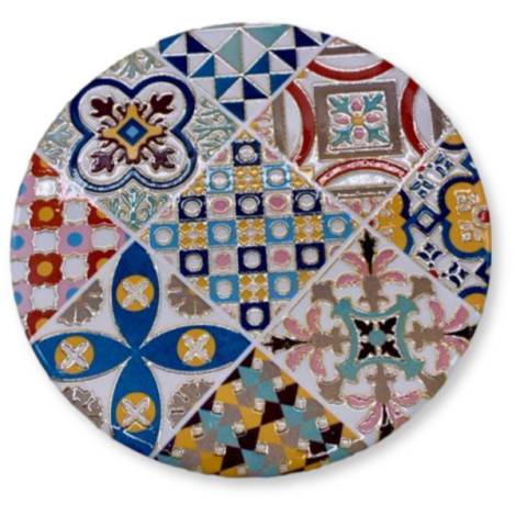 8977339 - Posavasos oro round n 22 10.5cm