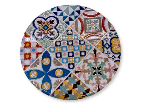 8977339 - Posavasos oro round n 22 10.5cm