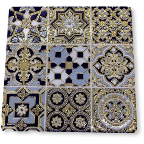 8977342 - Posavasos oro square n 25 10.5cm