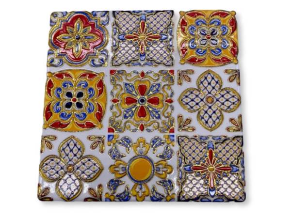 8977343 - Posavasos oro square n 26 10.5cm