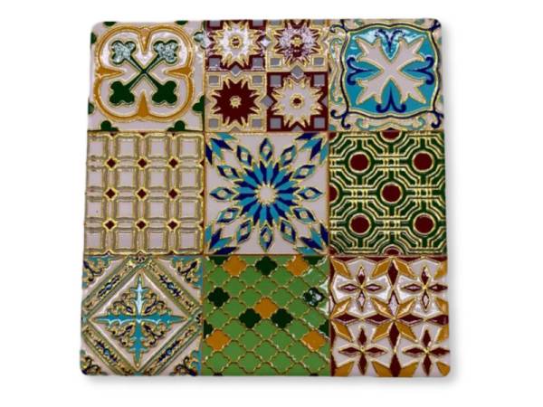 8977344 - Posavasos oro square n 27 10.5cm