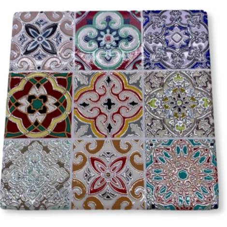 8977345 - Posavasos oro square n 28 10.5cm