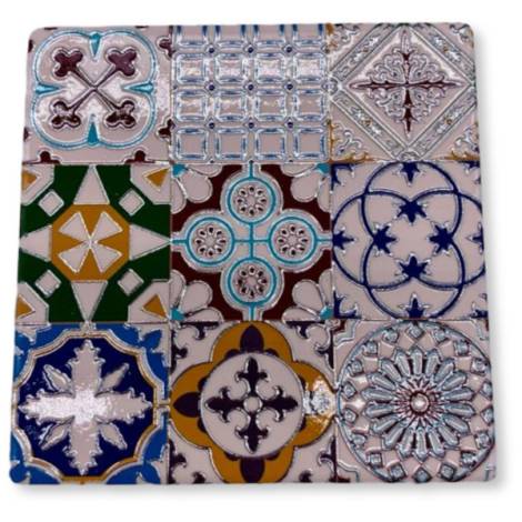8977349 - Posavasos oro square n 32 10.5cm