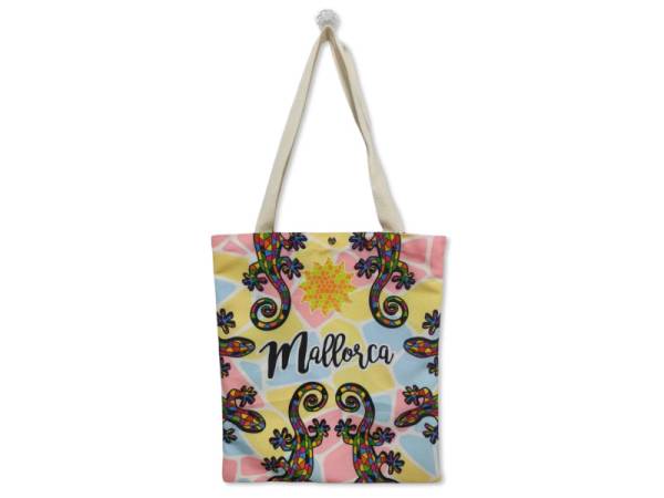 8977371 - Sa.co shopping bag 33x40 nº6 mallorca lagartos sol mosaico