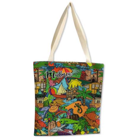 8977372 - Sa.co shopping bag 33x40 nº6 mallorca lagarto mapa