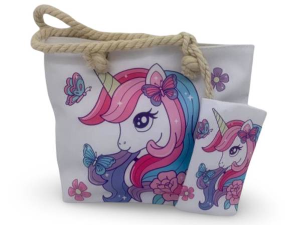 8977385 - Sa.co kid bag unicornio flor n40 30.5*23