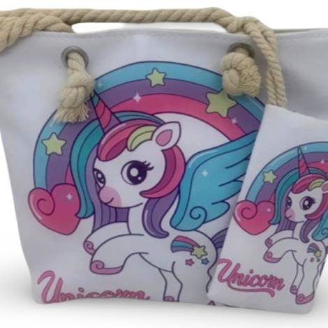 8977387 - Sa.co kid bag unicornio alas n42 30.5*23
