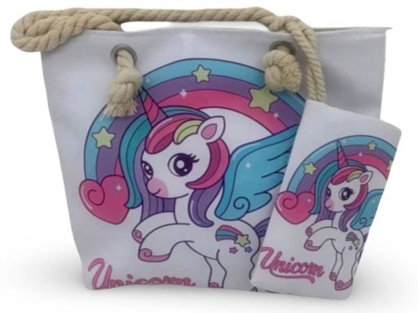 8977387 - Sa.co kid bag unicornio alas n42 30.5*23
