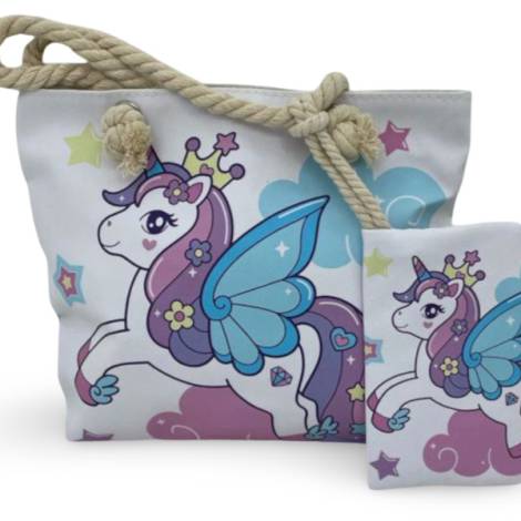 8977389 - Sa.co kid bag unicornio corona n47 30.5*23