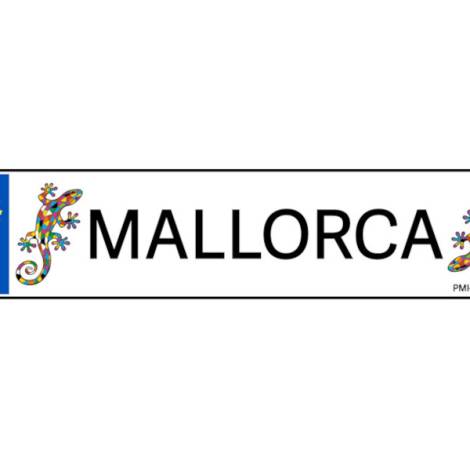 8977512 - Matricula Mallorca 52x11.5cm