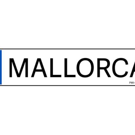 8977513 - Matricula Mallorca 52x11.5cm
