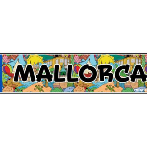 8977514 - Matricula Mallorca 52x11.5cm