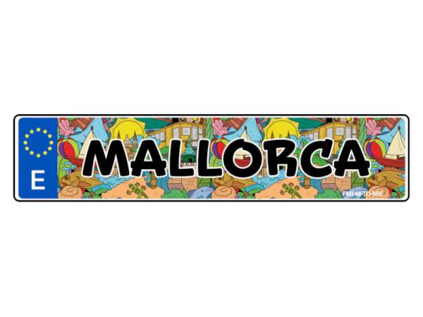 8977514 - Matricula Mallorca 52x11.5cm